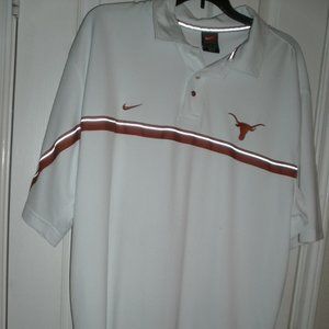 Men's Nike Team Dri Fit Texas Longhorn POLO SHIRT